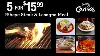 Johnny Carino&rsquo;s Italian 5 for $15.99 Ribeye Steak &amp; Lasagna Meal 