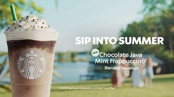 Starbucks Chocolate Java Mint Frappuccino TV Spot, 'Sip Into