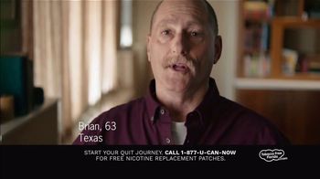 tobacco free california commercial Centers for Disease Control TV Spot, 'Brian: Do You Know?: Free Nicotine  Replacement Patches'
