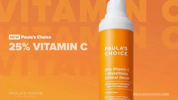 Paula's Choice 25% Vitamin C + Glutathione Clinical Serum TV Spot, 'Clinical Solution' - iSpot Paula's Choice 25% Vitamin C + Glutathione Clinical Serum TV Spot, 'Clinical Solution' - iSpot