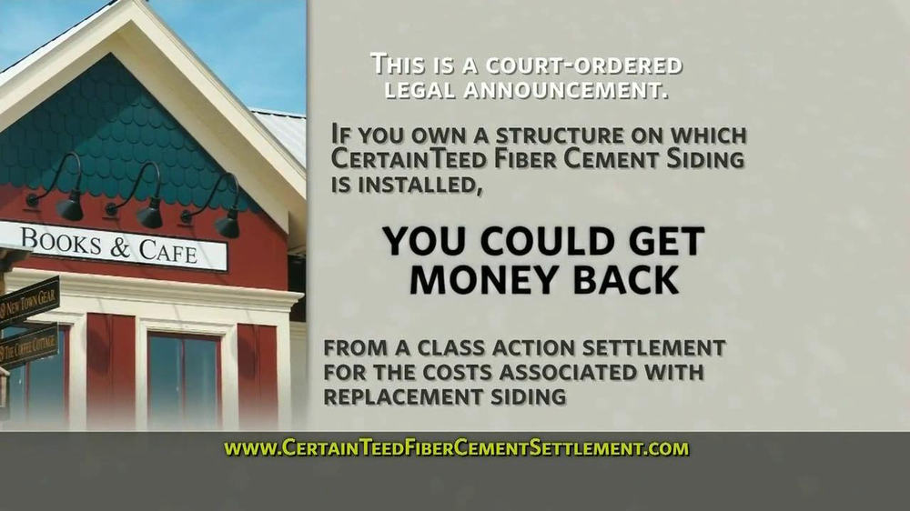 CertainTeed Fiber Cement Siding Settlement TV Spot iSpot.tv
