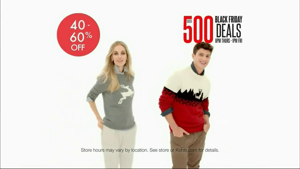 Kohl's Black Friday TV Commercial, 'Over 500 Deals' iSpot.tv