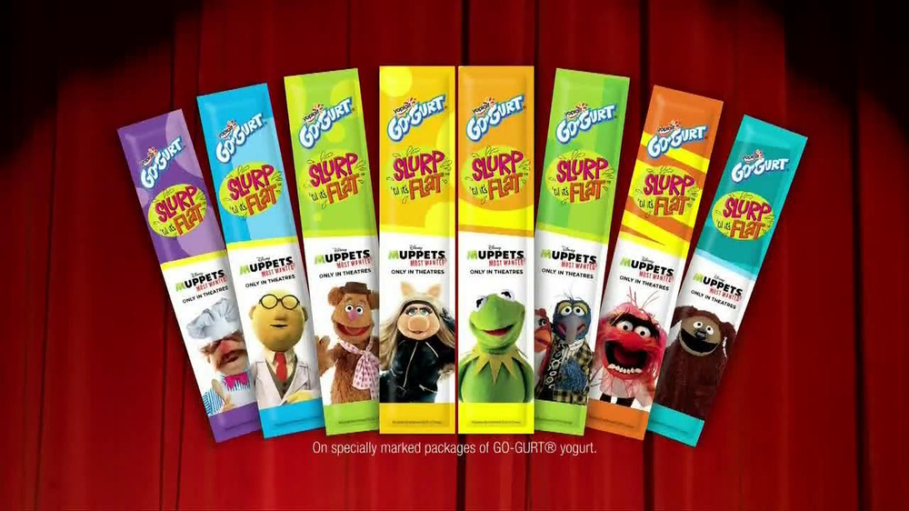 GoGurt Tubes TV Commercial, 'Muppets Most Wanted' iSpot.tv