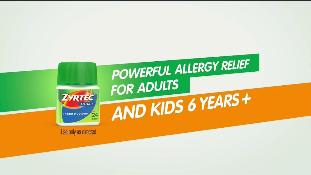 Zyrtec Allergy TV Commercial, 'Tennis' iSpot.tv