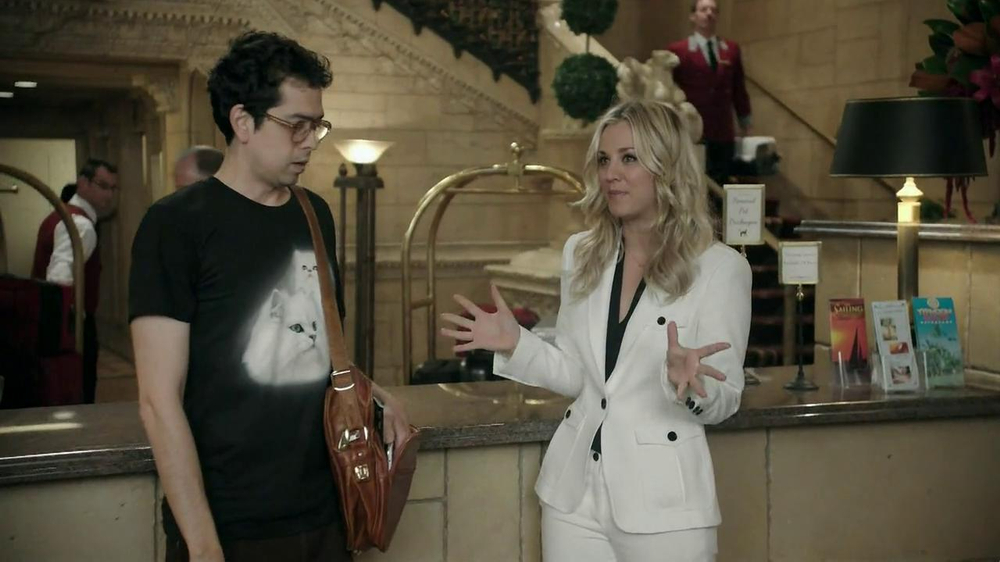 TV Commercial, 'Cat Guy' Featuring Kaley Cuoco iSpot.tv