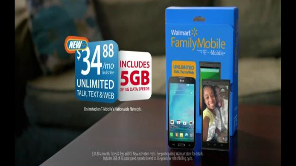Walmart Family Mobile TV Commercial, 'Unlimited' - iSpot.tv