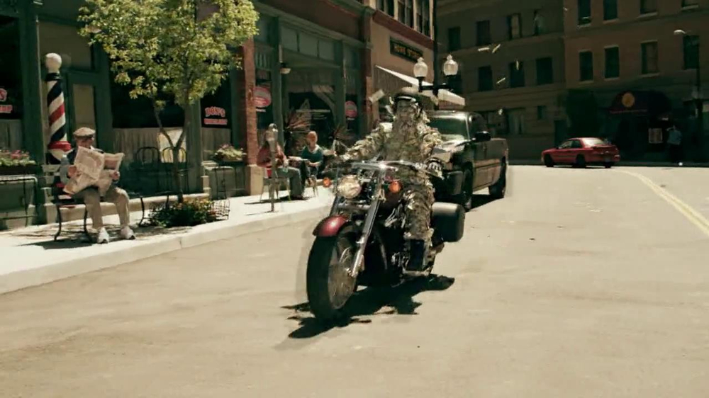 GEICO Motorcycle Money Man TV Commercial, Driving Through - iSpot.tv