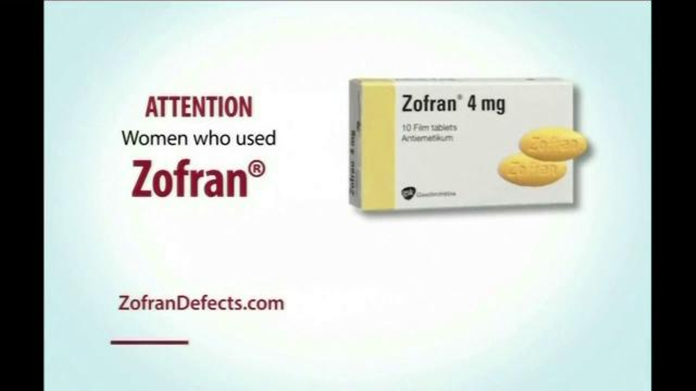 Zofran Birth Defects Commercial