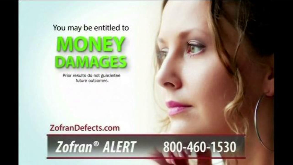 Zofran Birth Defects Commercial