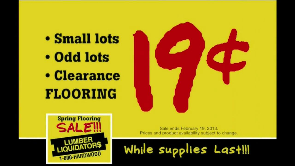 Lumber Liquidators Spring Flooring Sale TV Spot iSpot.tv