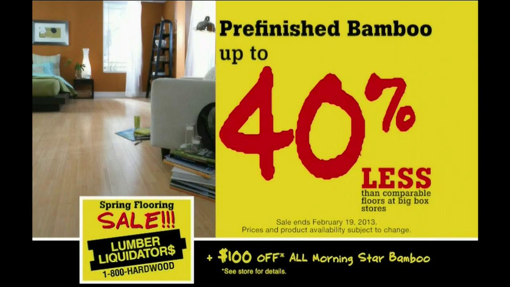 Lumber Liquidators Spring Flooring Sale TV Spot iSpot.tv