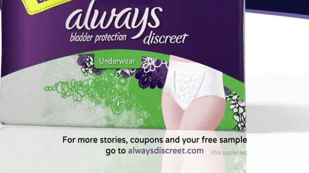 Always Discreet TV Commercial, 'One' - iSpot.tv