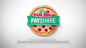 Papa John S Pay Hare Tv Commercial Split The Check Ispot Tv