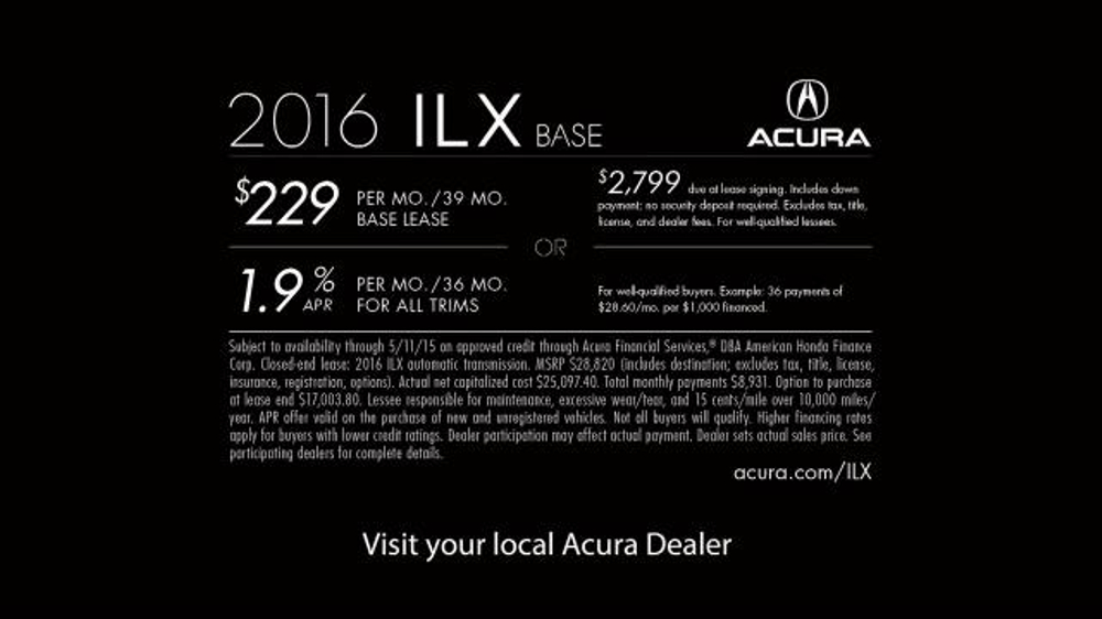2016 Acura ILX TV Commercial, 'Tag, You're It' - iSpot.tv