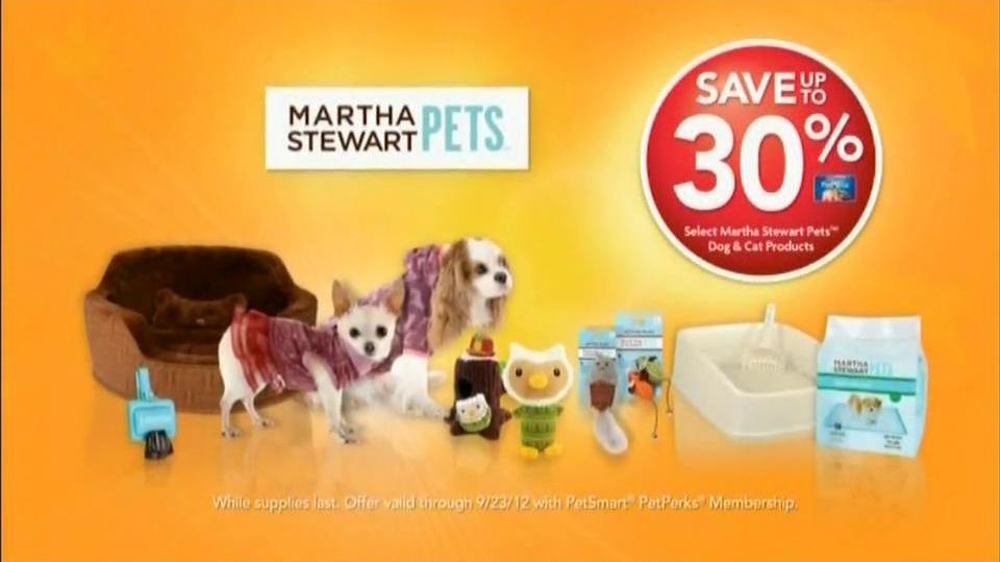 PetSmart TV Commercial For Fall Festival of Savings Martha Stewart Pets