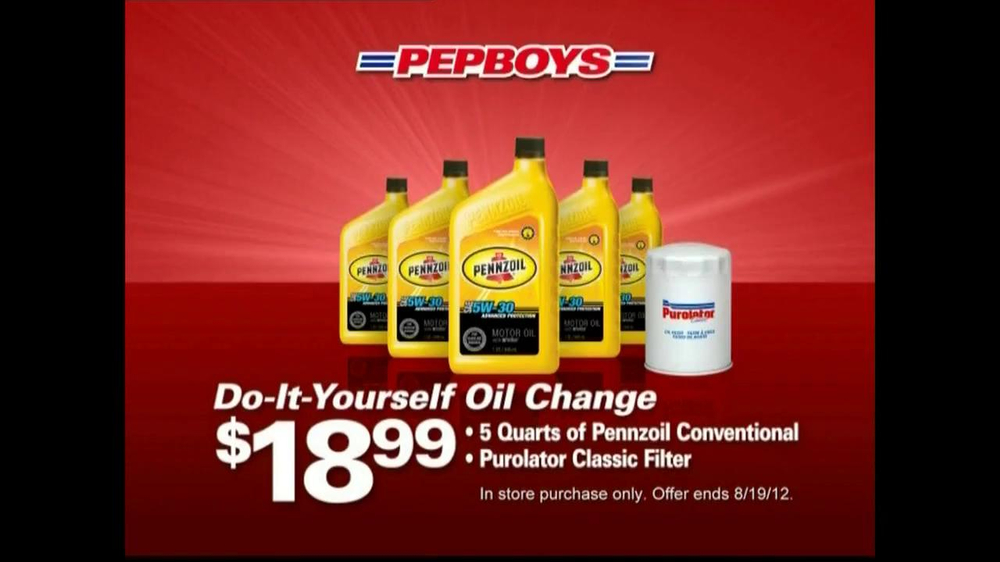 PepBoys TV Commercial For Oil Change And Tire Deals - iSpot.tv