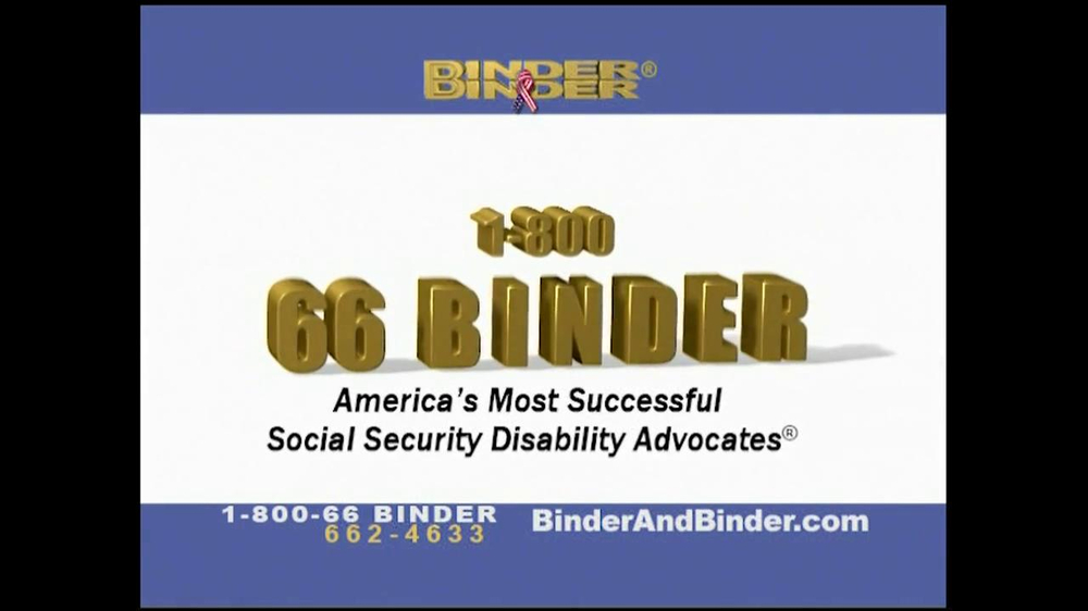 Binder and Binder TV Commercial For Social Security Disability Advocates iSpot.tv