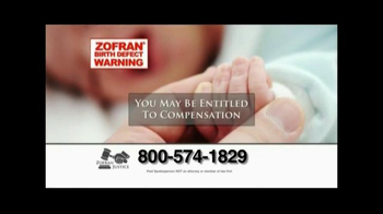 Zofran Birth Defects Commercial