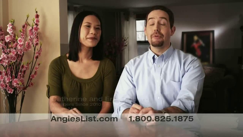 Angie's List TV Commercial, 'Catherine and Eric Sjoberg' iSpot.tv