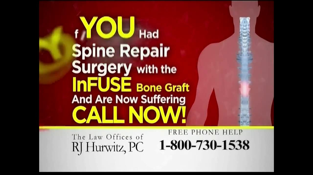 Pulaski Law Firm >> The Law Offices of RJ Hurwitz TV Commercial, 'Spinal Fusion Lawsuit' - iSpot.tv Pulaski Law Firm >> The Law Offices of RJ Hurwitz TV Commercial, 'Spinal Fusion Lawsuit' - iSpot.tv
