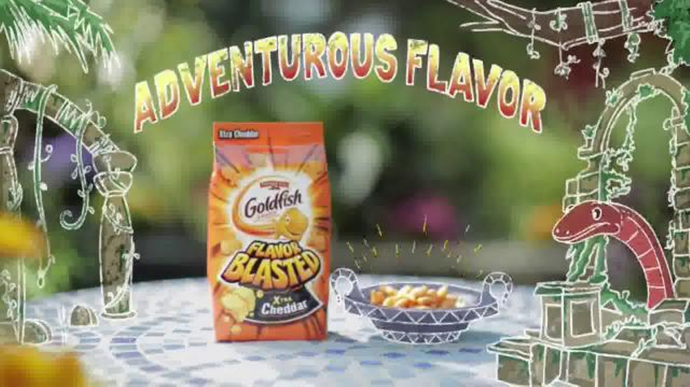 Goldfish Flavor Blasted Xtra Cheddar TV Commercial, 'Snake Breath