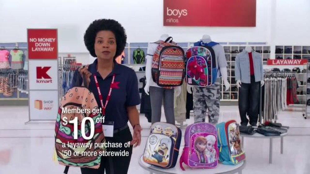 Kmart Layaway TV Commercial, 'No Money Down for Back to School' iSpot.tv