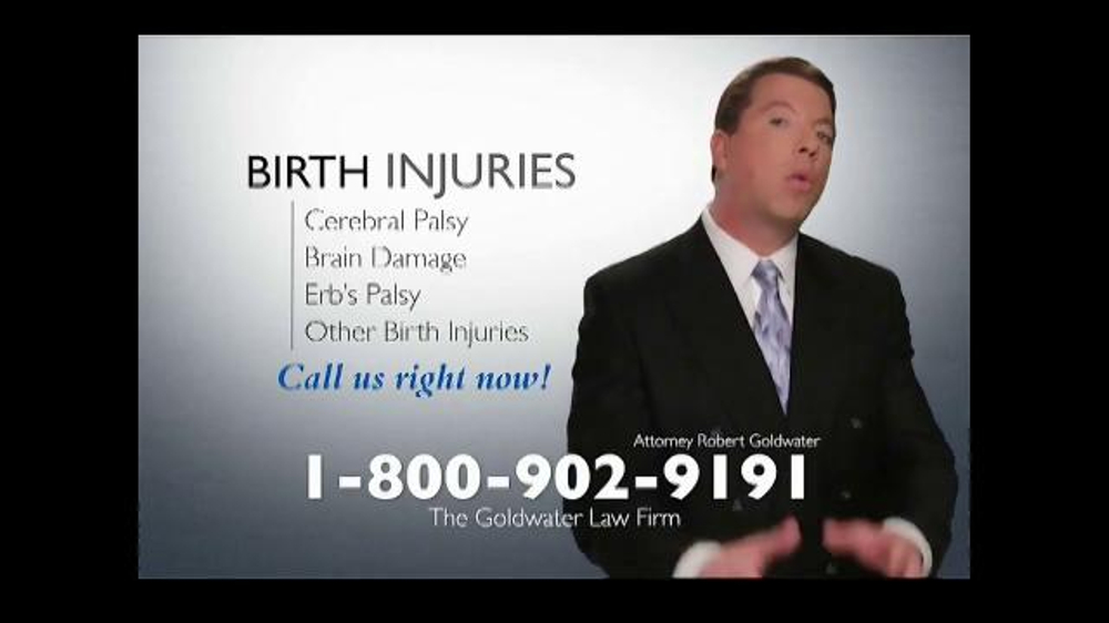 Goldwater Law Firm TV Commercial, 'Birth Injuries' - iSpot.tv