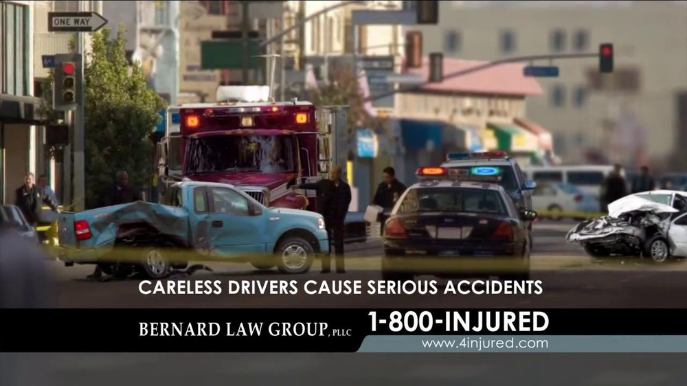 Bernard Law Group TV Commercial, 'Auto Accident' iSpot.tv
