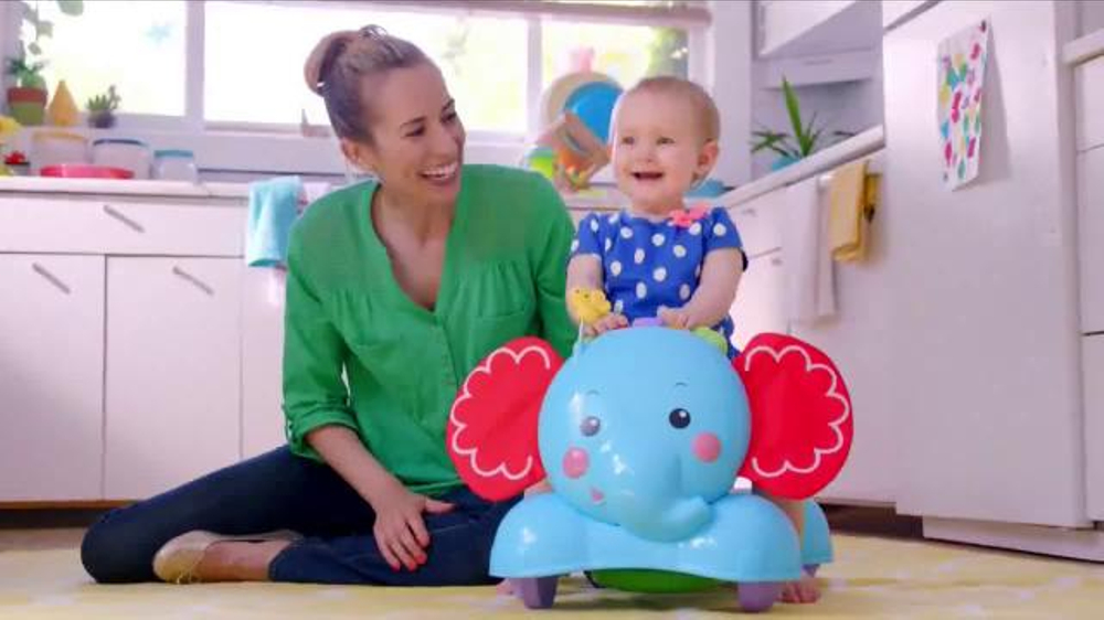 Fisher Price Bounce, Stride & Ride Elephant TV Commercial, 'Baby to