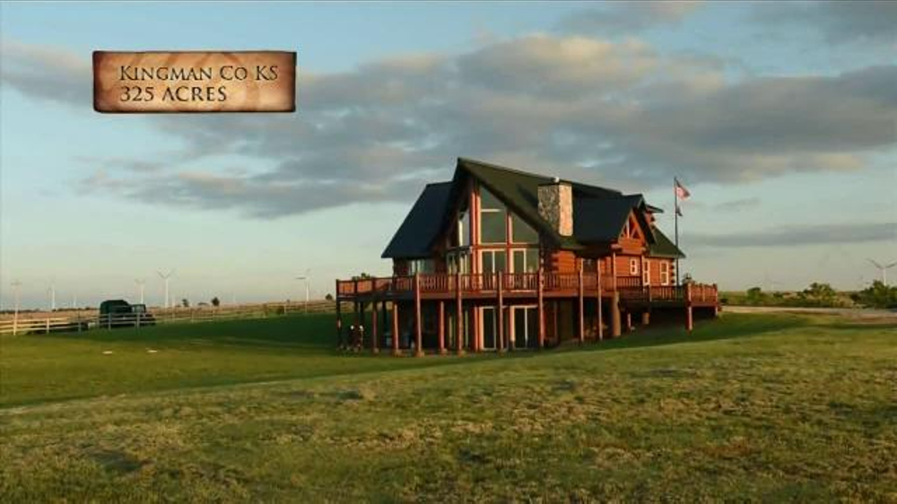 Whitetail Properties TV Commercial, 'Kansas Hunting Farm With Log Home