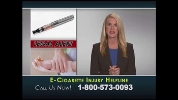 california e-cigarette injury lawyers Helpline TV Spot, 'E-Cigarette Explosions' Electronic Cigarette Injury Attorney