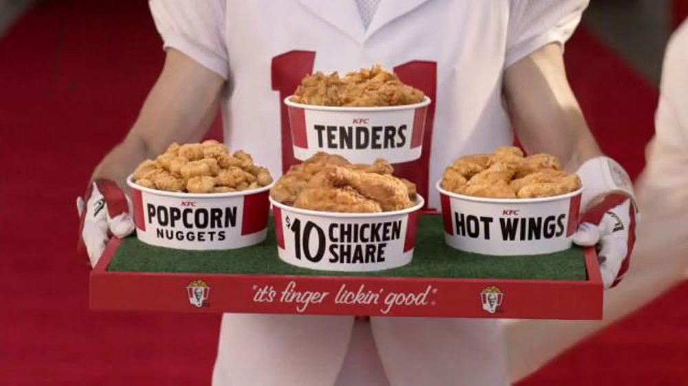 KFC 10 Chicken Share TV Commercial, 'Slap' Featuring Rob Riggle iSpot.tv
