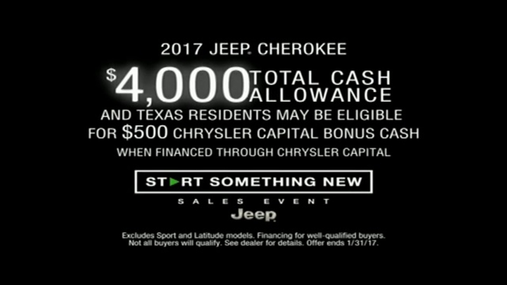 Jeep Start Something New Sales Event TV Commercial, '2017 ...