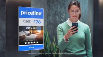 kaley cuoco blue dress priceline commercial Priceline.com TV Spot, 'Big Deal' Featuring Kaley Cuoco