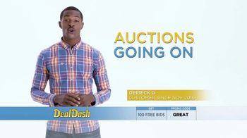 dealdash tv commercial auction deals headphones and tote ispot tv