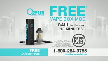 free vape box mod O2PUR TV Spot, 'Vape Box Mod'
